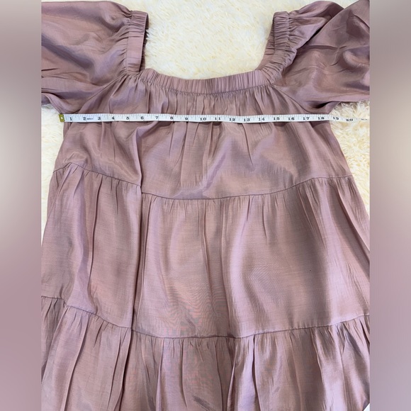 Made with Love Dusty Rose Babydoll Dress Size Large - Picture 7 of 8